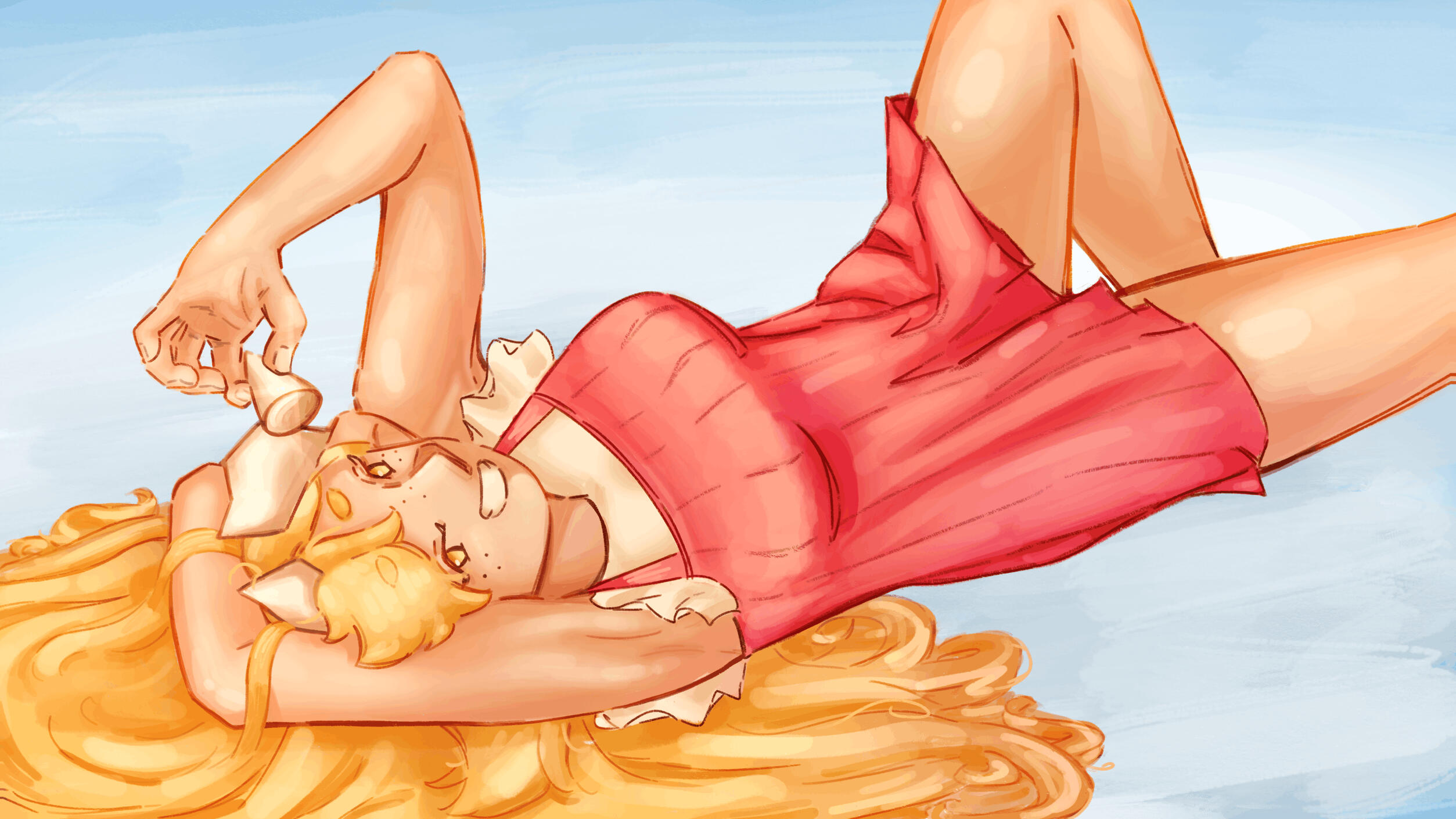 Ophelia, my OC and mascot ♡